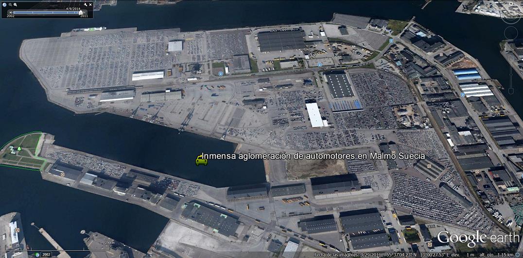 Malmo Suecia 1 - Base aerea de Hethel - Parking de Lotus - Reino Unido 🗺️ Foro General de Google Earth