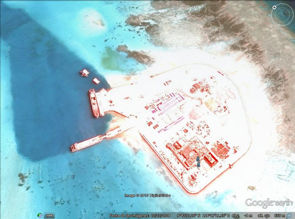 China construyendo una isla en las Spratly 2