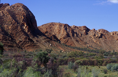 GOSSES BLUFF-El cráter del meteoríto. 1 - LUGARES DE CAIDA DE METEORITOS