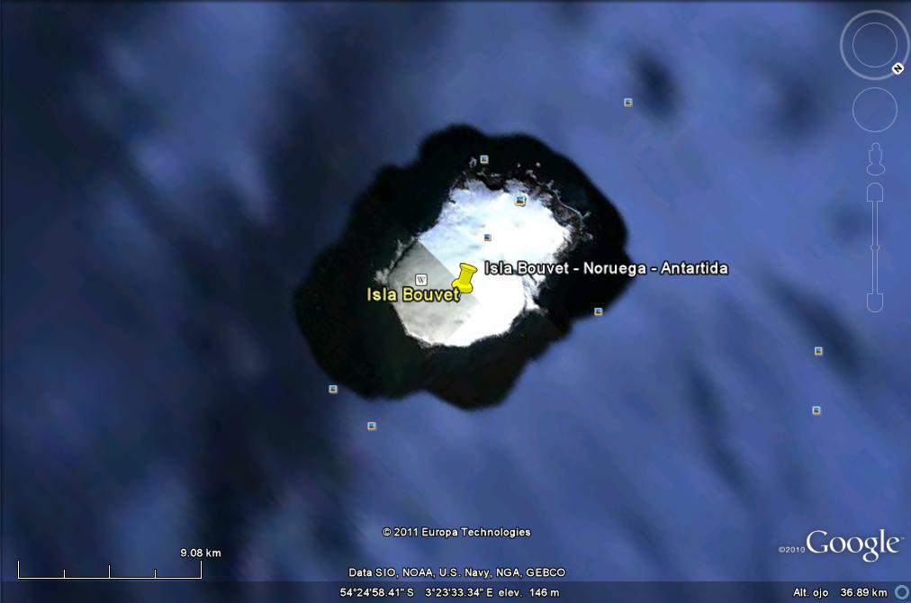 Isla Bouvet - Noruega en la Antartida 0 - Concurso de Geolocalización con Google Earth