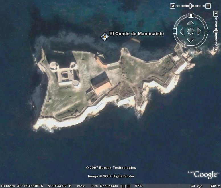 Prision de la Isla de If -  Marsella (Conde de Montecristo) 0 - Centro penitenciario Aranjuez 🗺️ Foro General de Google Earth