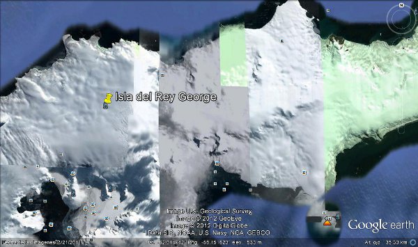 Isla del Rey George, Antartida 🗺️ Foros de Google Earth y Maps 2