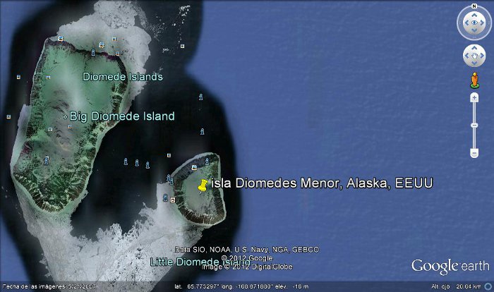 Isla Diomedes Menor, Alaska, EEUU 2