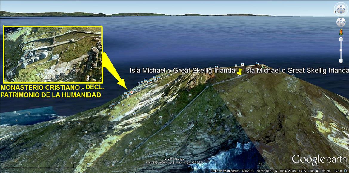 Skellig Michael - Irlanda 1 - Concurso de Geolocalización con Google Earth