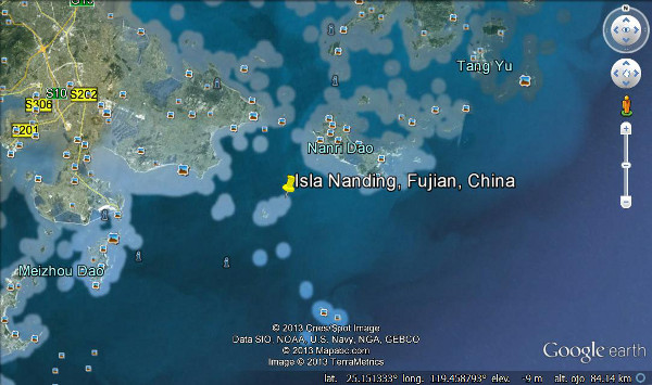 Isla Nanding, Fujian, China 2