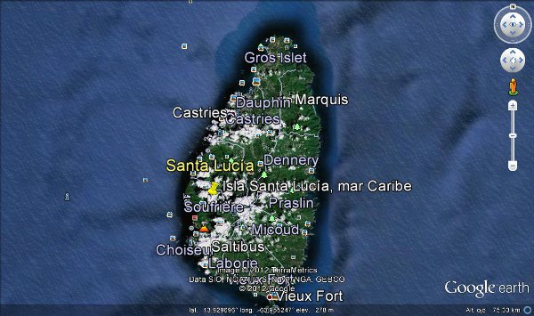 Isla Santa Lucía, mar Caribe 🗺️ Foro América del Sur y Centroamérica 2