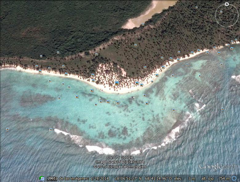 Isla Saona - República Dominicana 1 - Playa de Anse Source D'Argent en Seychelles 🗺️ Foro Google Earth para Viajar