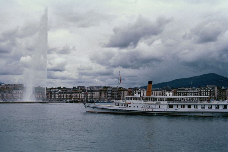 Italie, Paddle Steamer, Suiza 2 - Barcos Rueda de Paleta o Vapor de ruedas