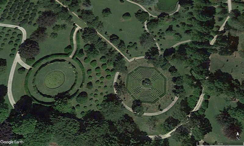 Laberinto Jardín Histórico Puente San Miguel, Reocin, Cantab 1 - Dunure Labyrinth, Escocia 🗺️ Foro General de Google Earth