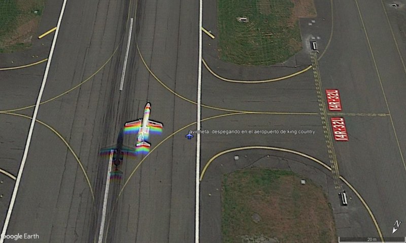 Jet despegando en el aeropuerto de King County, USA 1 - Avión 4 sombras despegando de Moscú 🗺️ Foro General de Google Earth