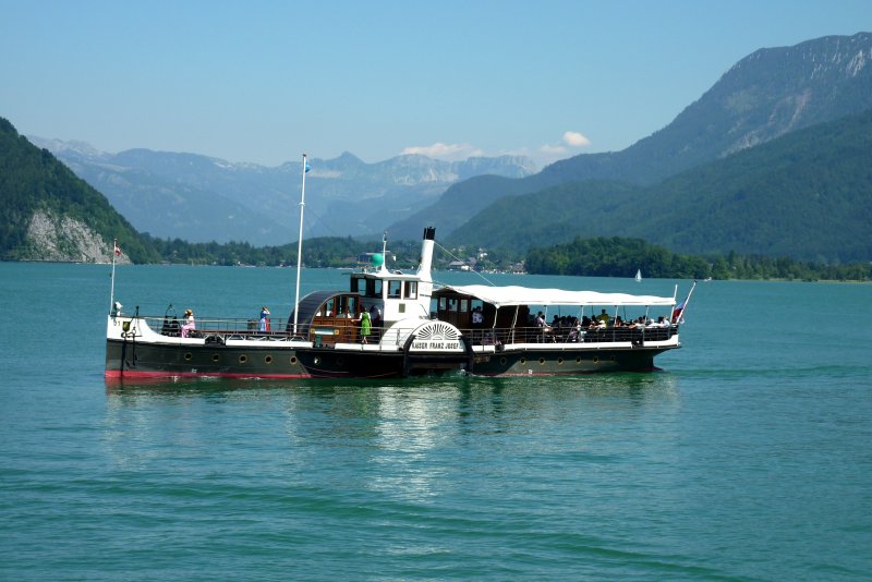 Kaiser Franz Josef 1, Paddle Steamer, Austria 0 - Barcos Rueda de Paleta o Vapor de ruedas