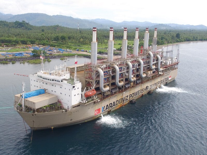 MV Karadeniz Powership Zeynep Sultan 1 - Barco Central Electrica o Barcasa de Energia