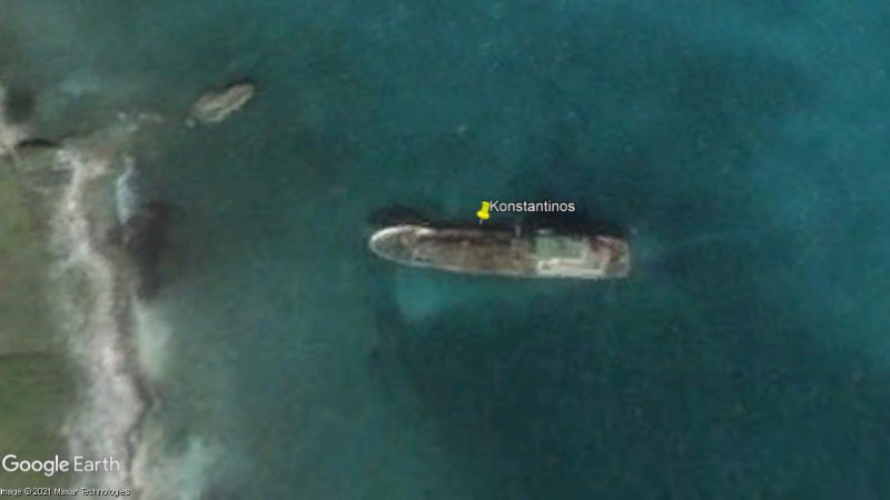 Barco KONSTANTINOS - hundido en Rep. Dominicana 0 - MV Royal Iris y los Beatles 🗺️ Foro General de Google Earth