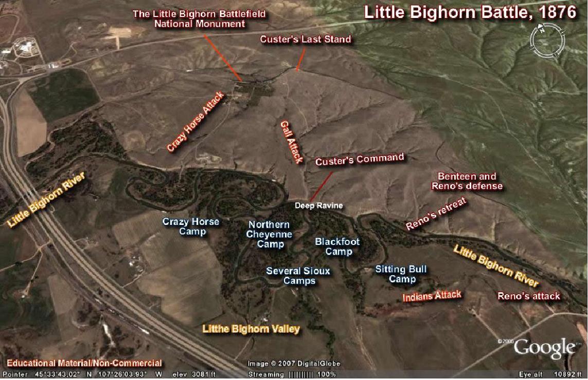 25 de Junio La Batalla de Little Big Horn, Montana, EEUU 1 - Efemérides