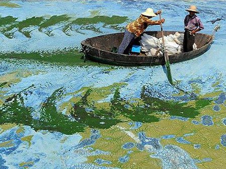 Lago Chaohu, Anhui, China 0