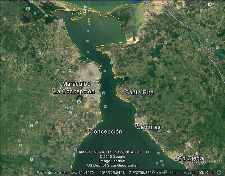 Lago Maracaibo y Relampago de Catatumbo 1 - Desembocadura del rio Congo 🗺️ Foro General de Google Earth