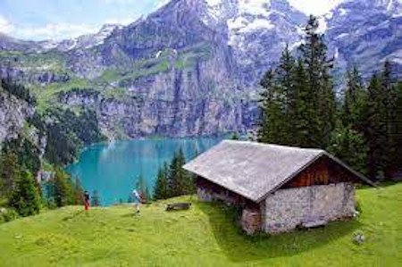 Lago Oeschinen, Kandersteg, Suiza 1