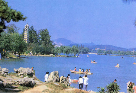 Lago Xuanwu, Nanjing, Jiangsu, China 0