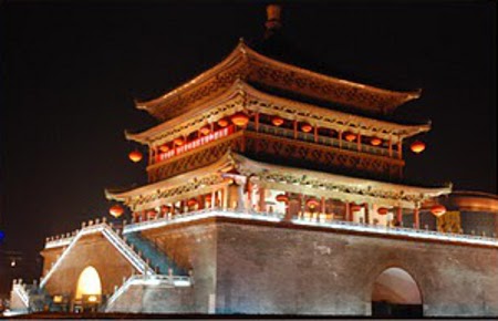 Torre Campana y Tambor, Xi'an, Shaanxi, China 1