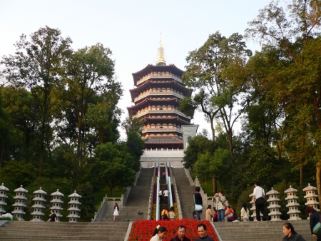 Pagoda, Leifeng, Hangzhou, Anhui,  China 0