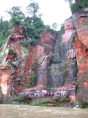 Leshan Buda - La imagen de Buda en piedra sentado más alta 2