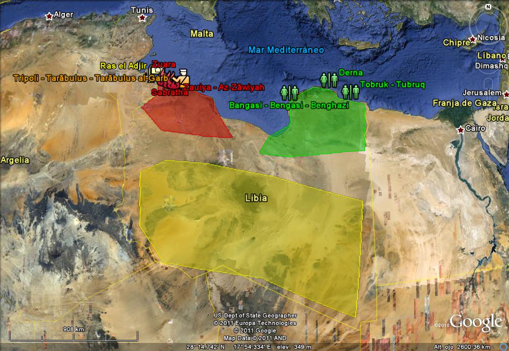 Disturbios en Libia 1