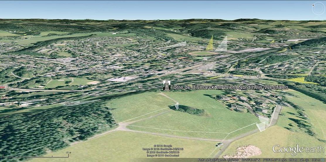 Torre de Bismarck en Wiehl Nordrhein-Westfalen 1 - Columna de Bismarck en Bad Ems Rheinland Pfalz Alemania 🗺️ Foro de Historia