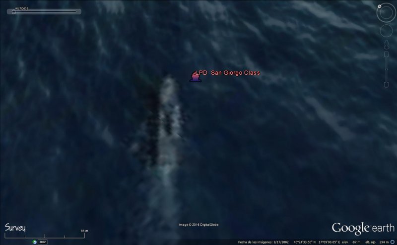 LPD San Giorgio navegando 1 - Barcos de Guerra navegando