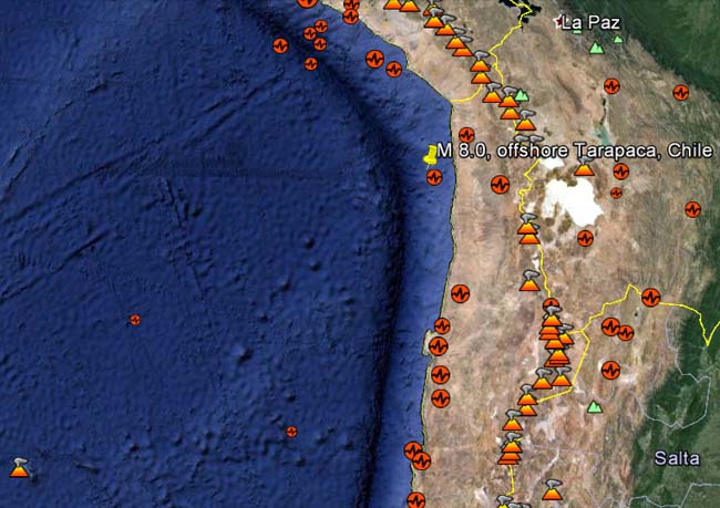 Terremoto 7.0 cerca de Iquique - Chile 1