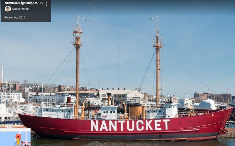 LV 112 WAL 534 NANTUCKET Ahora Barco Museo 0 - Barcos Faros, Lightvessel o Lightship