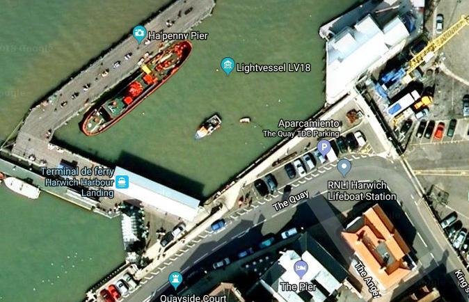 LV 18 St. Gowan ahora Harwich 2 - North Carr Lightship, el último escocés 🗺️ Foro General de Google Earth