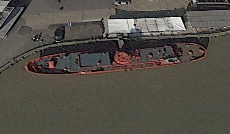 Lightship LV95 atracado en Londres 1 - LV 15 Morecombe Bay ahora TS Trinity 🗺️ Foro General de Google Earth