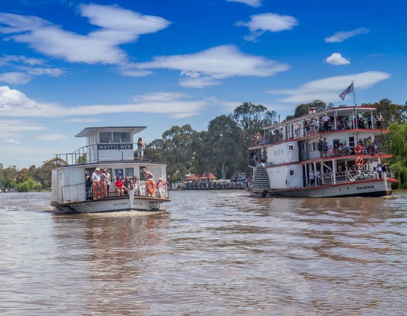 Mayflower Paddle Steamer, Australia 1