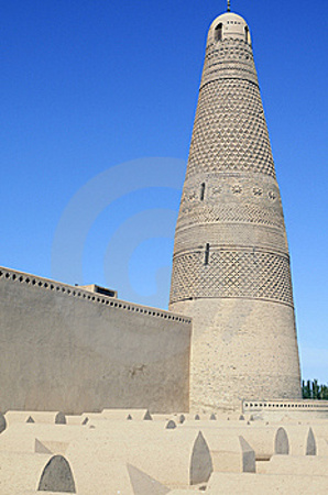 mezquita de Emin, Turfán, Xinjiang, China 1