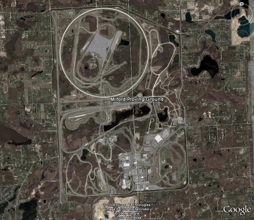 Circuitos de General Motors - Milford Proving Grounds