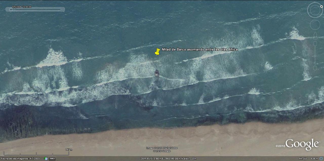 Barco recostado en Montevideo - Uruguay 🗺️ Foro General de Google Earth 0