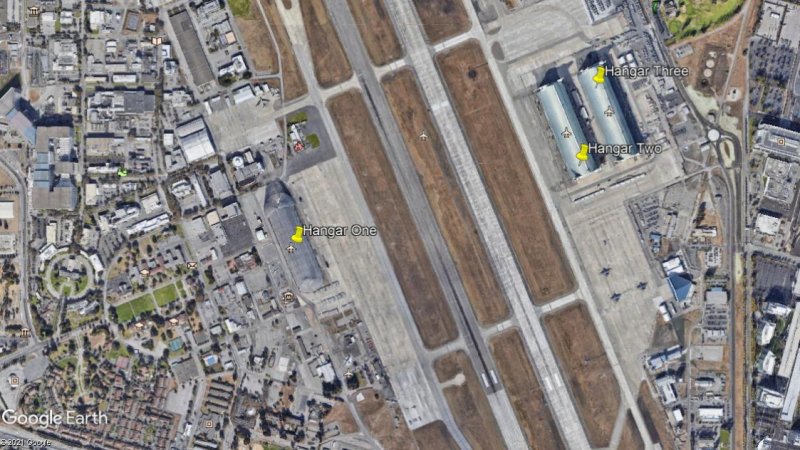 Moffett Federal Airfield - Santa Clara, California 1 - Aeropuerto de Dirigibles Chalais-Meudon, Francia 🗺️ Foro General de Google Earth