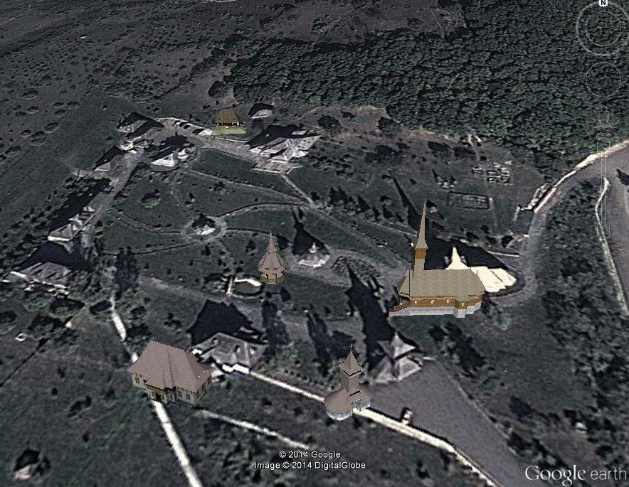 Monasterio en Rumania - Isla del Indico con un arbol pintado dentro 🗺️ Foro General de Google Earth