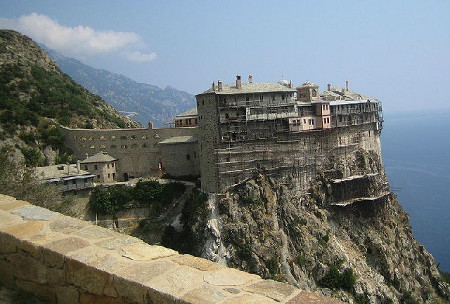 Monasterio Simonos Petra en Athos, Grecia 0