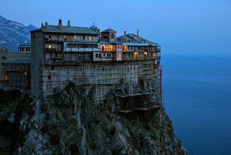 Monasterio Simonos Petra en Athos, Grecia 1