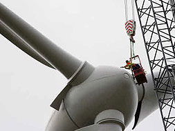 Montaje de un molino - Parques Eolicos, Molinos de Viento, Aerogeneradores