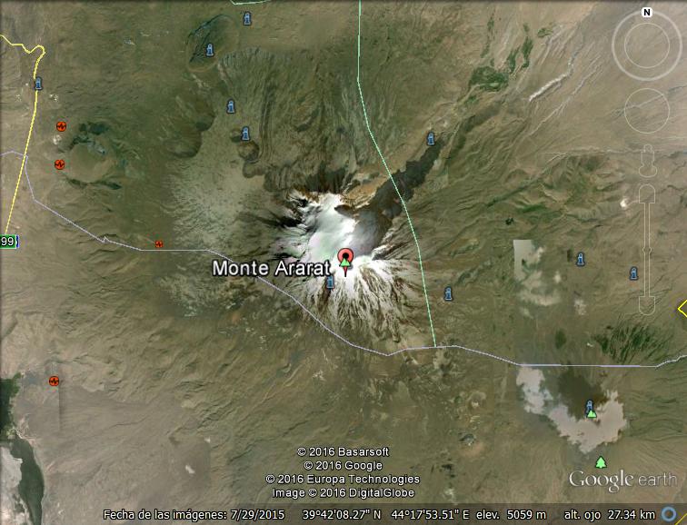 Monte Ararat, Tuquía 1 - Concurso de Geolocalización con Google Earth