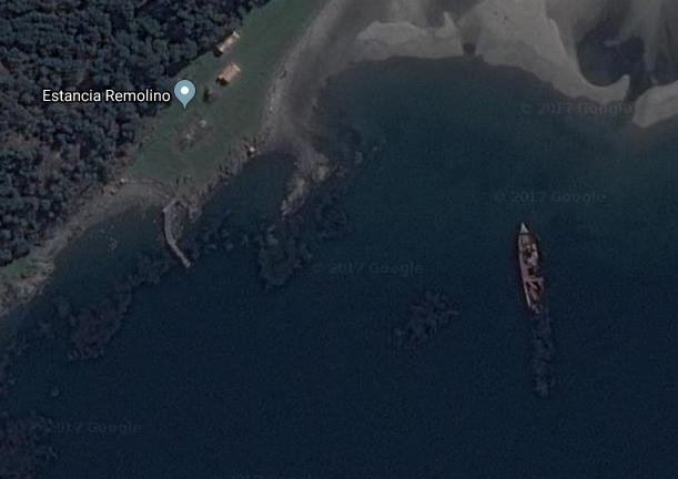 Vapor Monte Sarmiento hundido en Tierra de Fuego 1 - Barco hundido en Magdalena Bay (Baja California) 🗺️ Foro General de Google Earth