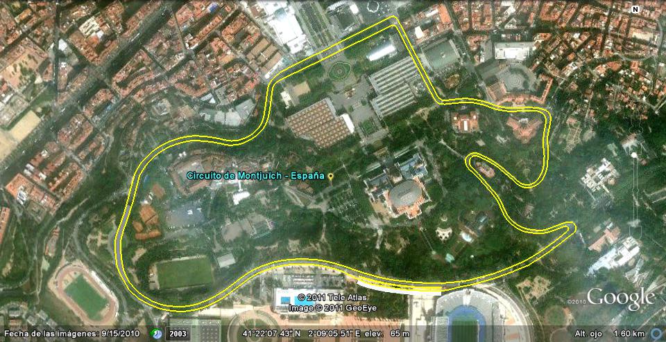 Montjuic - Circuitos de Formula 1