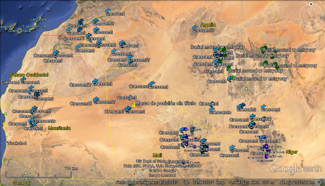 Monumentos Prehislamicos en el Sahara 0 - Recopilación Figuras gigantes del Sur de Inglaterra 🗺️ Foro General de Google Earth