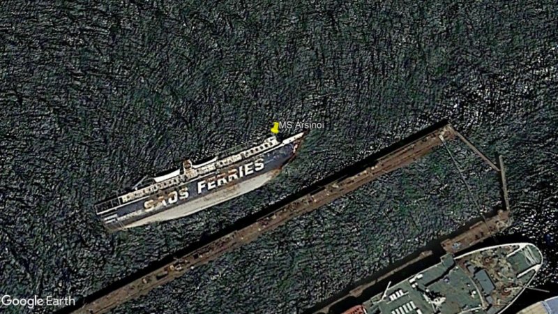 MS Arsinoi 0 - MV Nand Aparajita encallado 🗺️ Foro General de Google Earth