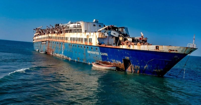 MS Encantado Capri (NO ES BARCO FANTASMA) 2 - Barcos Hundidos y Naufragios