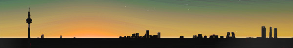 Skyline de Madrid actualizado al 2009 0