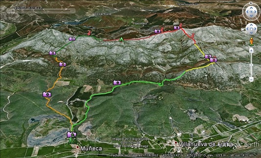 Recorrido de la ruta - Ascensión Pico Fraile&Peña Mayor 🗺️ Foro Ficheros KMZ, KML y Rutas