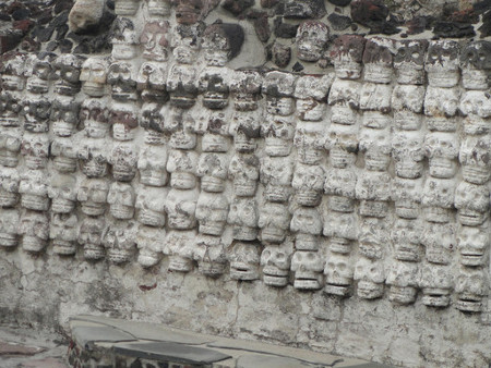 Muro de Calaveras, Chichén Itzá, Mexico 2